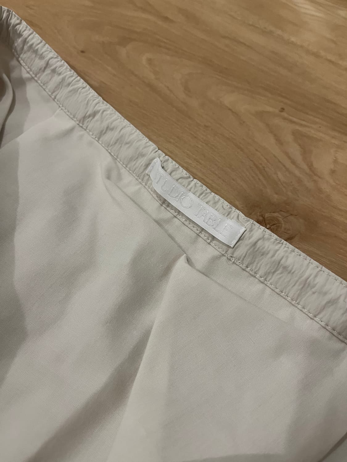 STUDIOTABLE 스튜디오테이블 카고 맥시 스커트 크림 상품이미지4