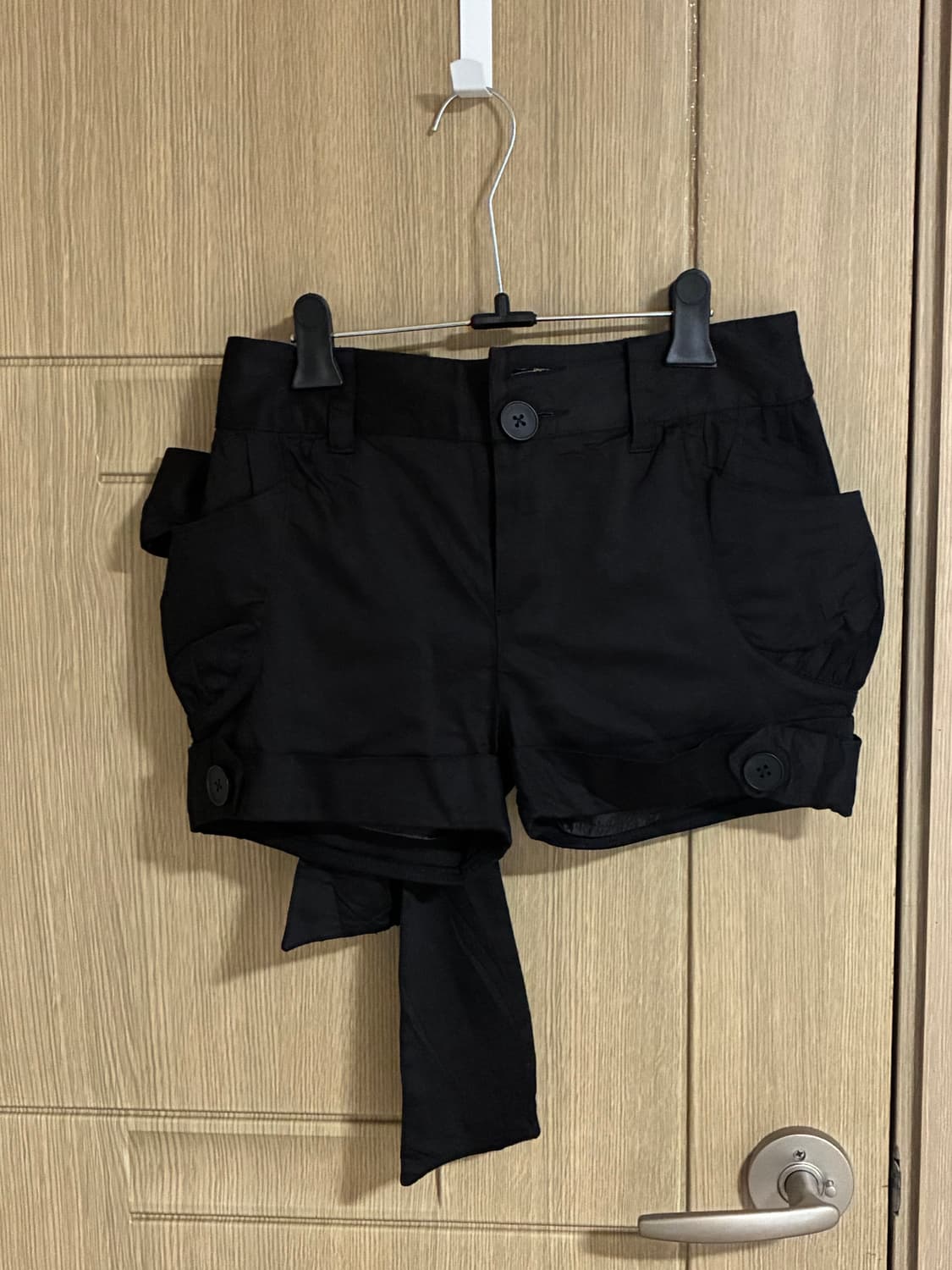 블랙 펌킨 숏팬츠 상품이미지1