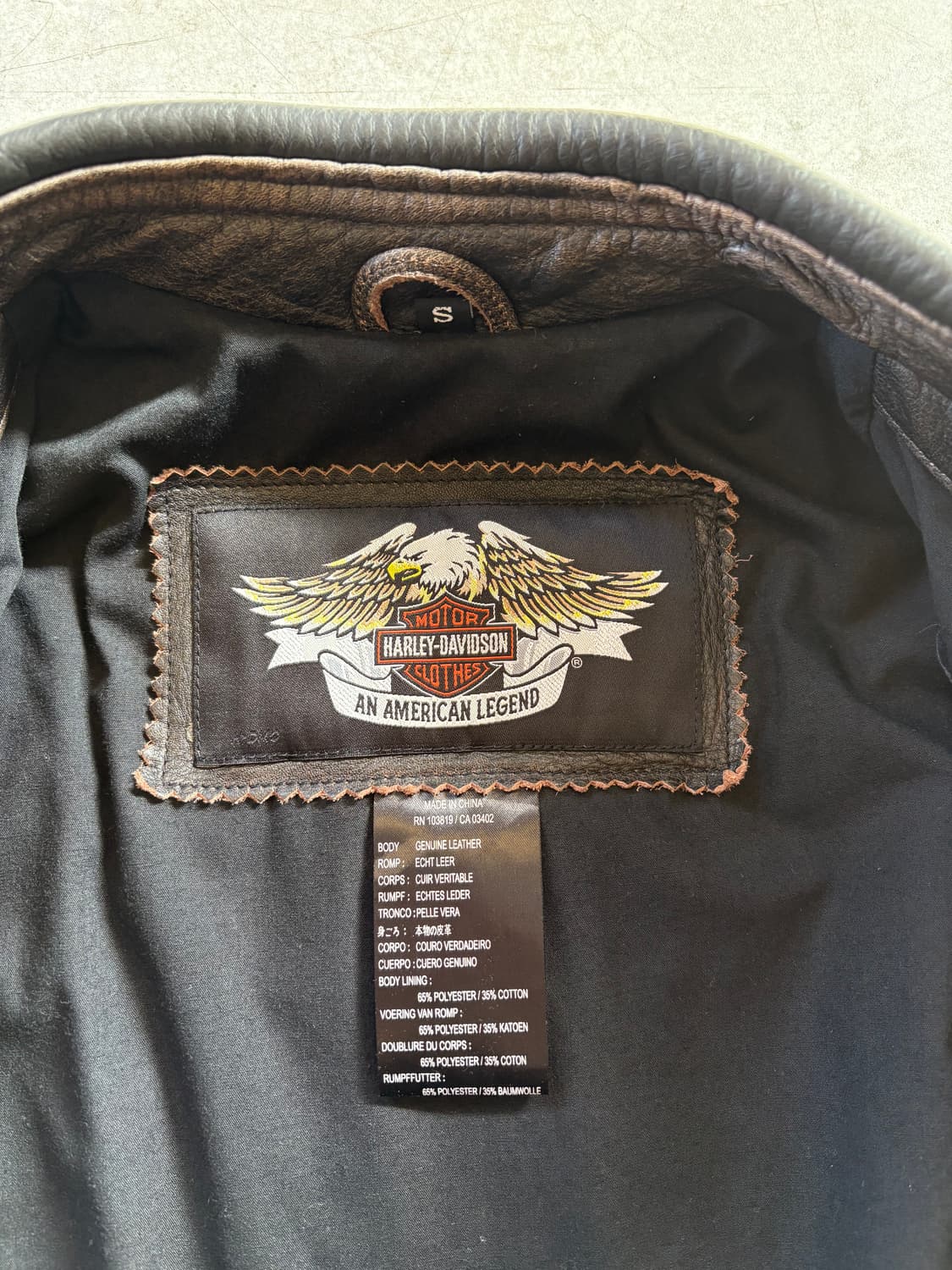 Harley davidson 할리 데이비슨 가죽 자켓 상품이미지9