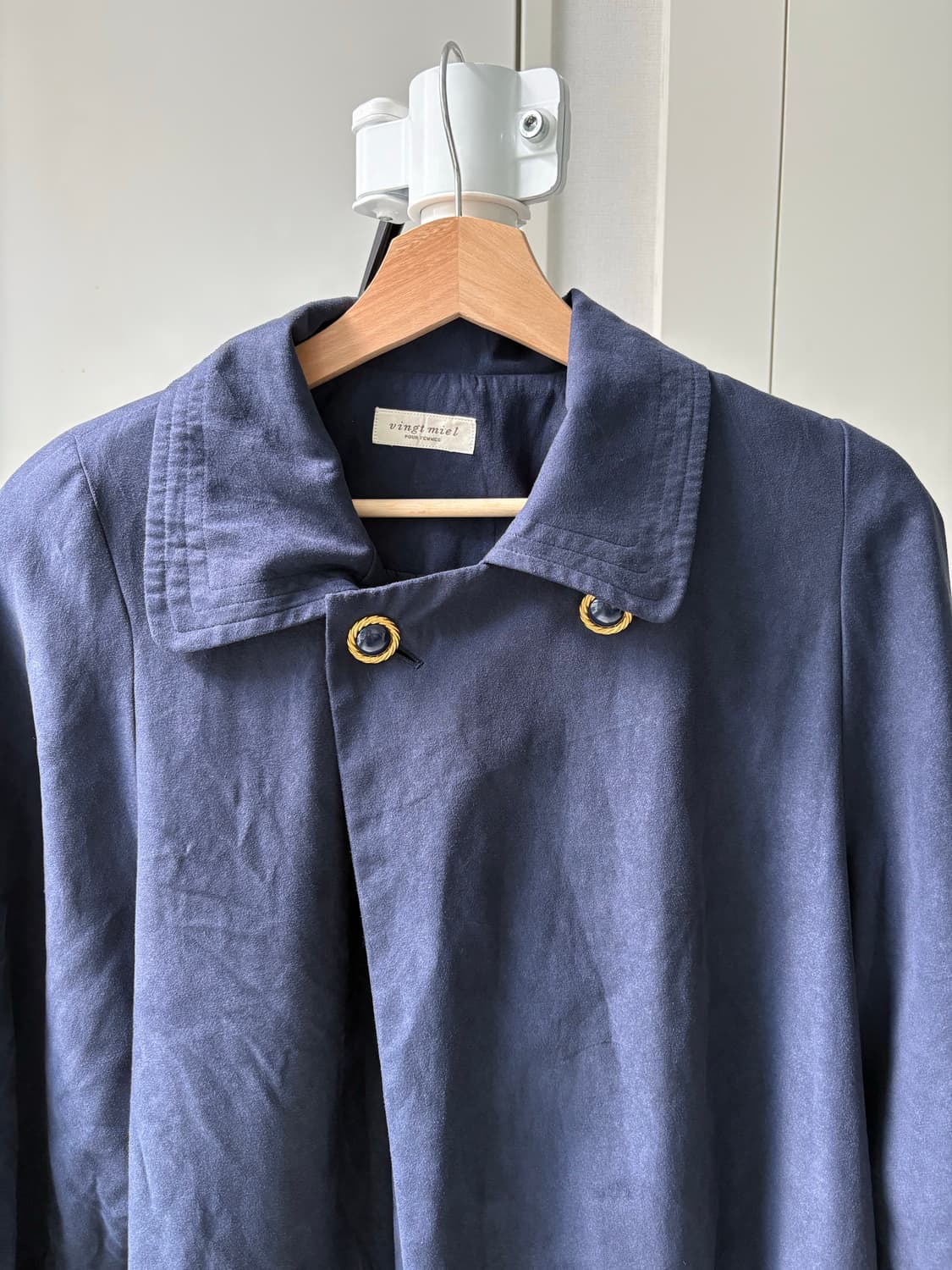 Matte Texture Long Coat 상품이미지7