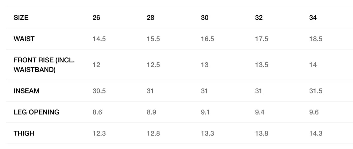 스투시 워크기어 카팬터 데님 34 플레이보이카티 착용 상품이미지10