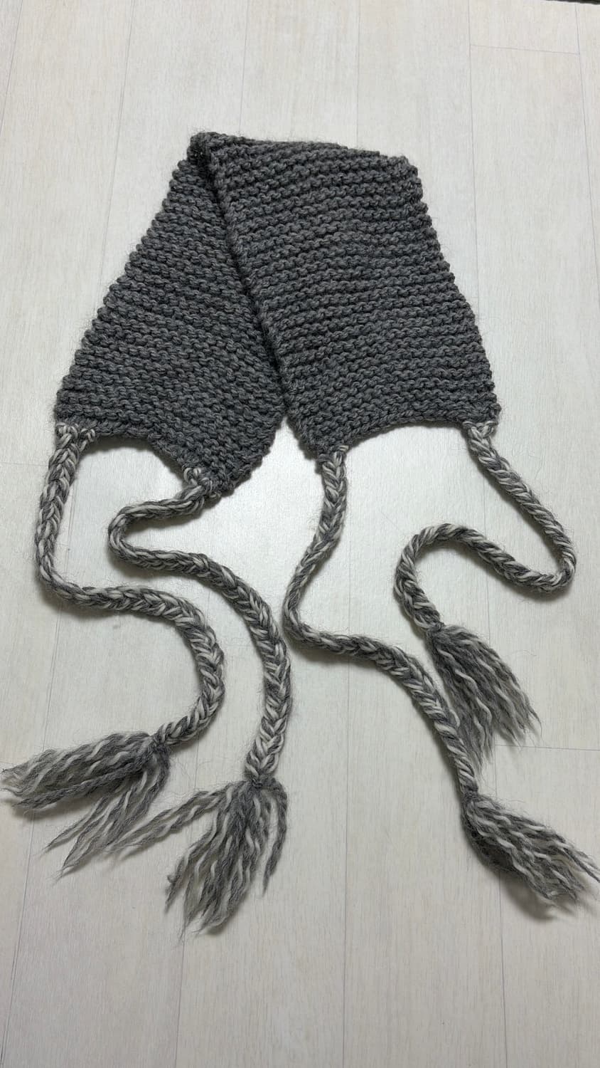 일본 핸드니트 페이스목도리 상품이미지4