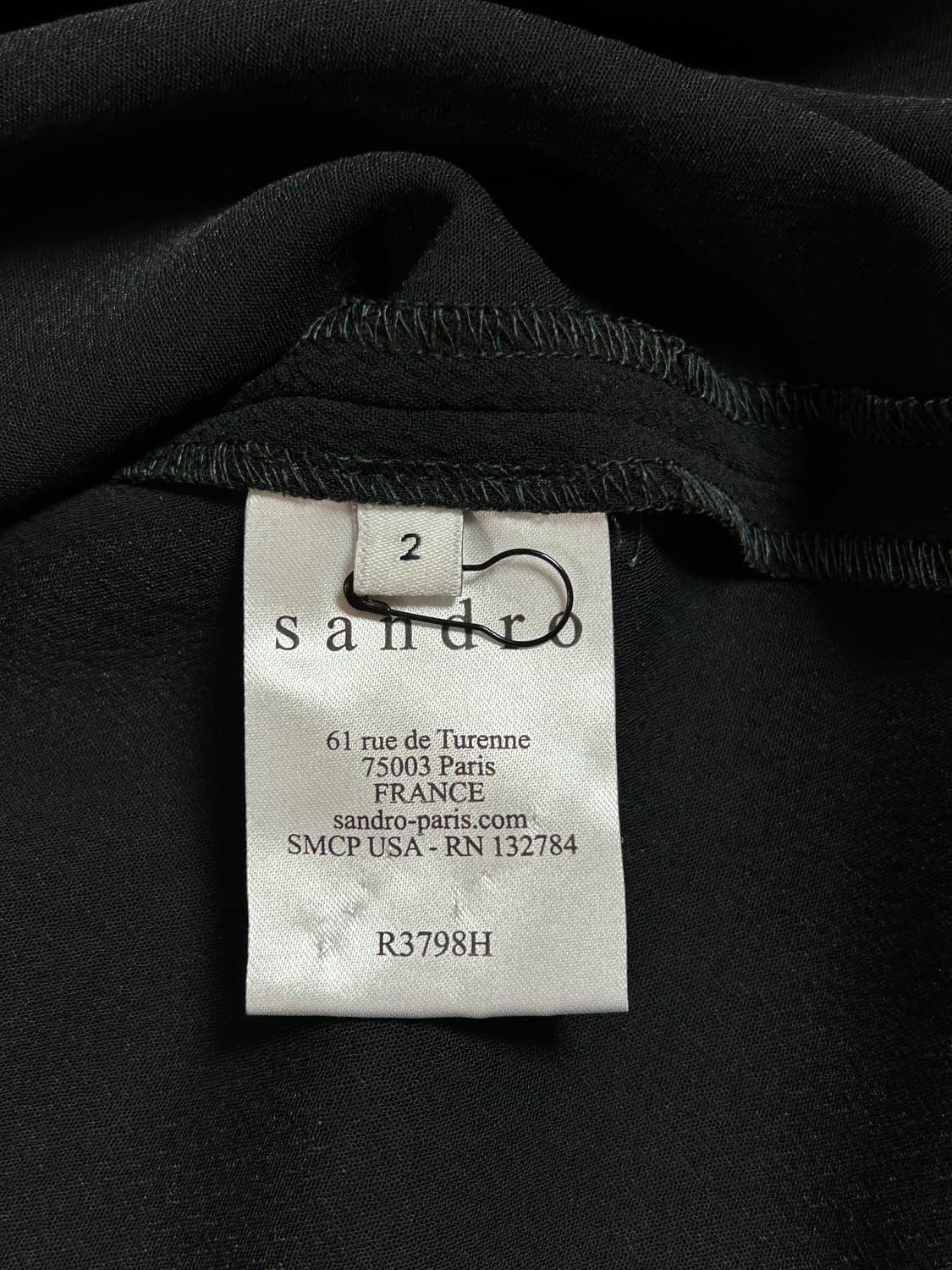 산드로 시스루 원피스 상품이미지7