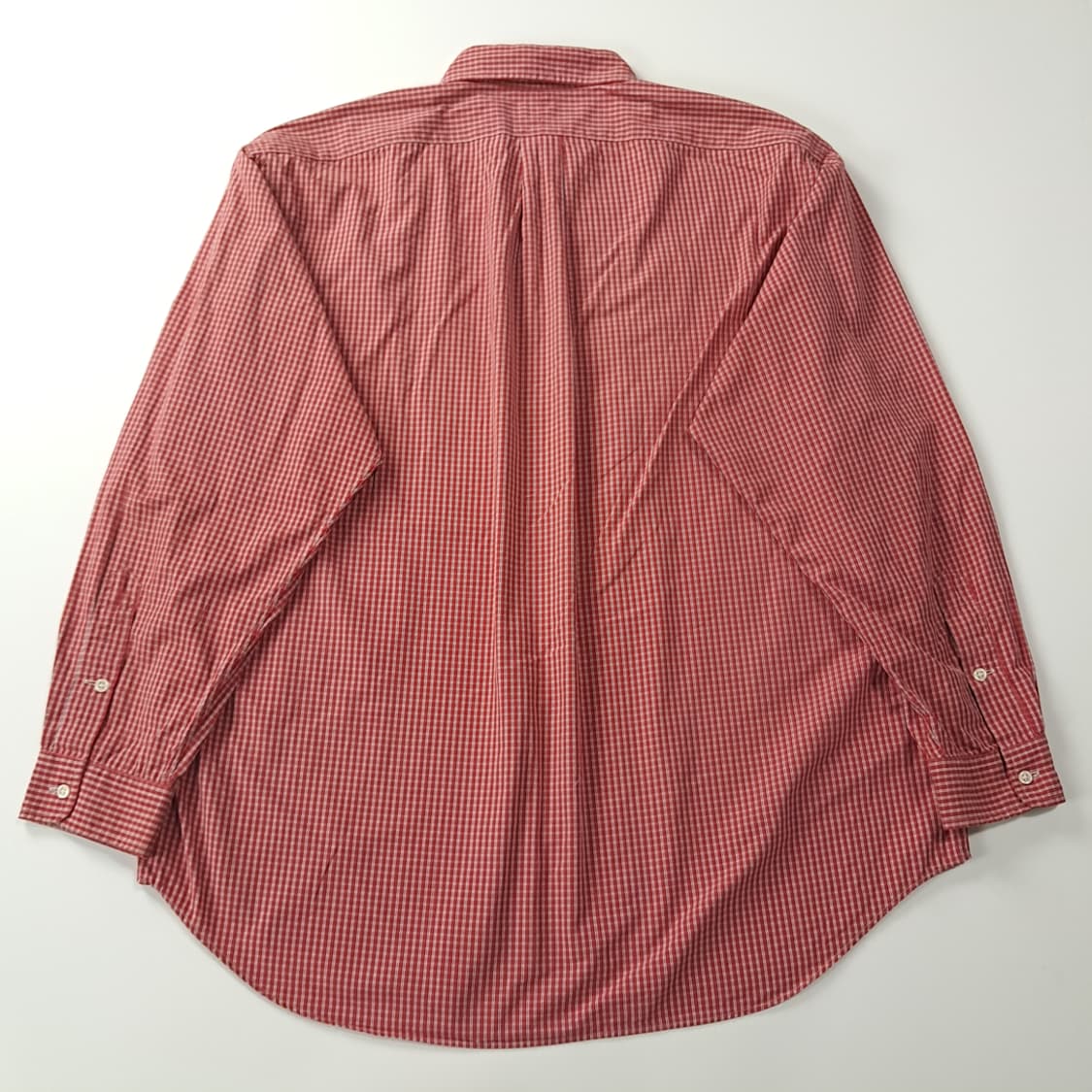 CK565 XL 폴로 90s 레드 마이크로체크 셔츠 남방 상품이미지7