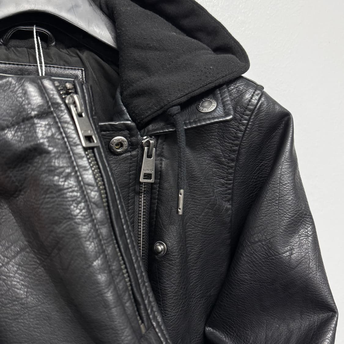 리바이스 가죽 후드자켓 상품이미지5