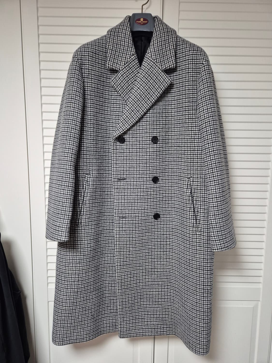 (L/105) 쿠어 FW20 MTR 캐시미어 블렌드 더블 브레스트 코트 상품이미지1