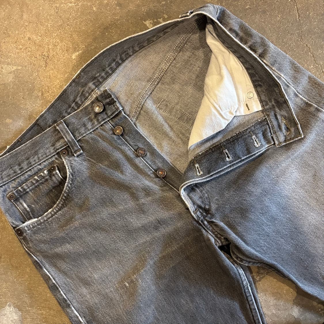 90년대 미국 리바이스 501 흑청 상품이미지6