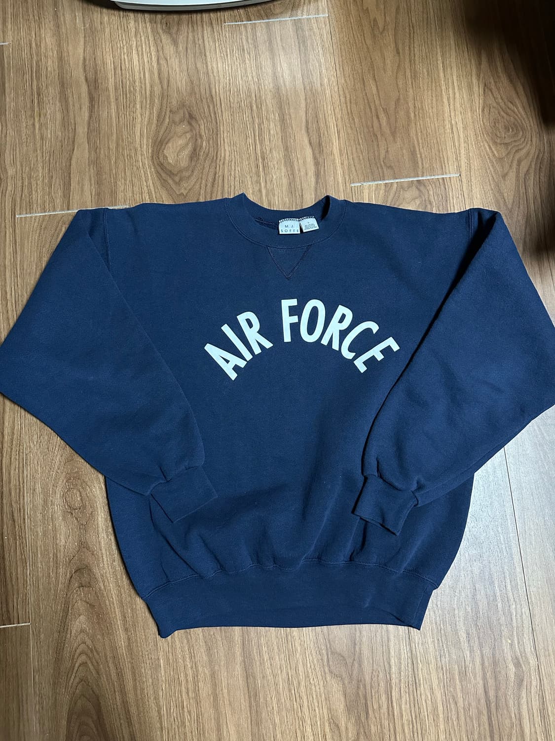 90s 미제 소피 공군 에어포스 맨투맨 스웻셔츠 라지 상품이미지1