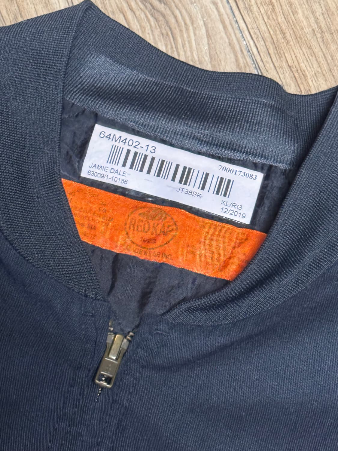 [XL] 레드 캡 패치 봄버 워크 자켓 상품이미지4