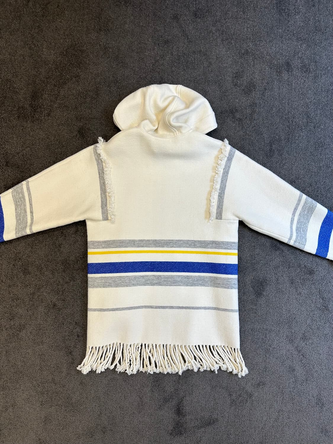 Sandro 스트라이프 후드 코트 M [36] 상품이미지2