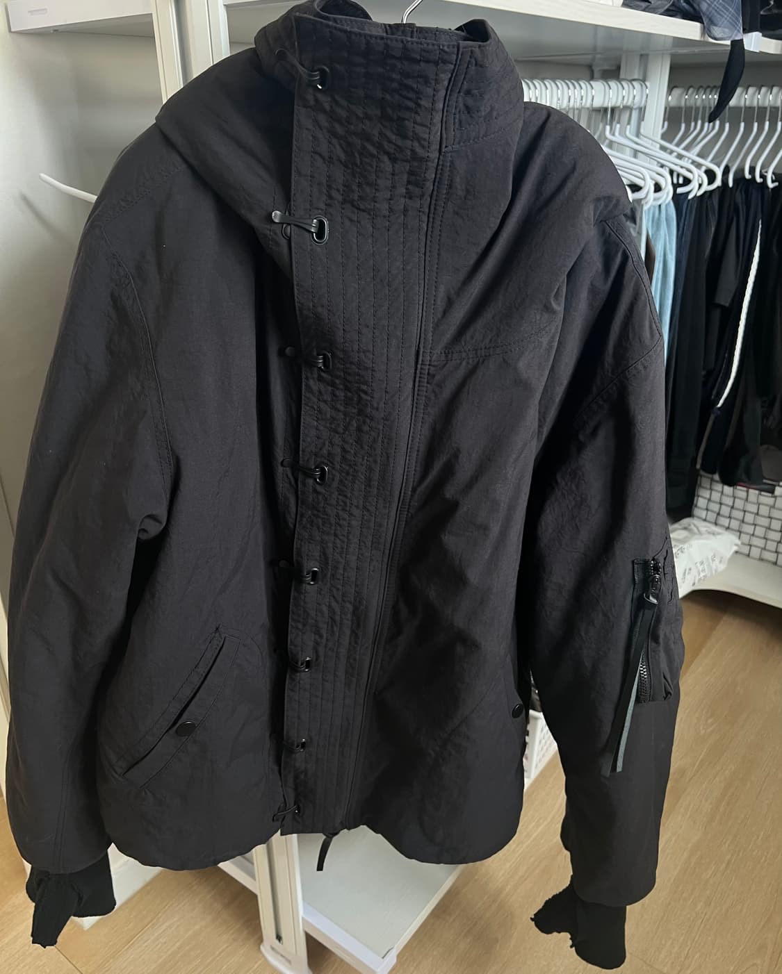 MINUS 플라이트 후드 봄버 2size 상품이미지6