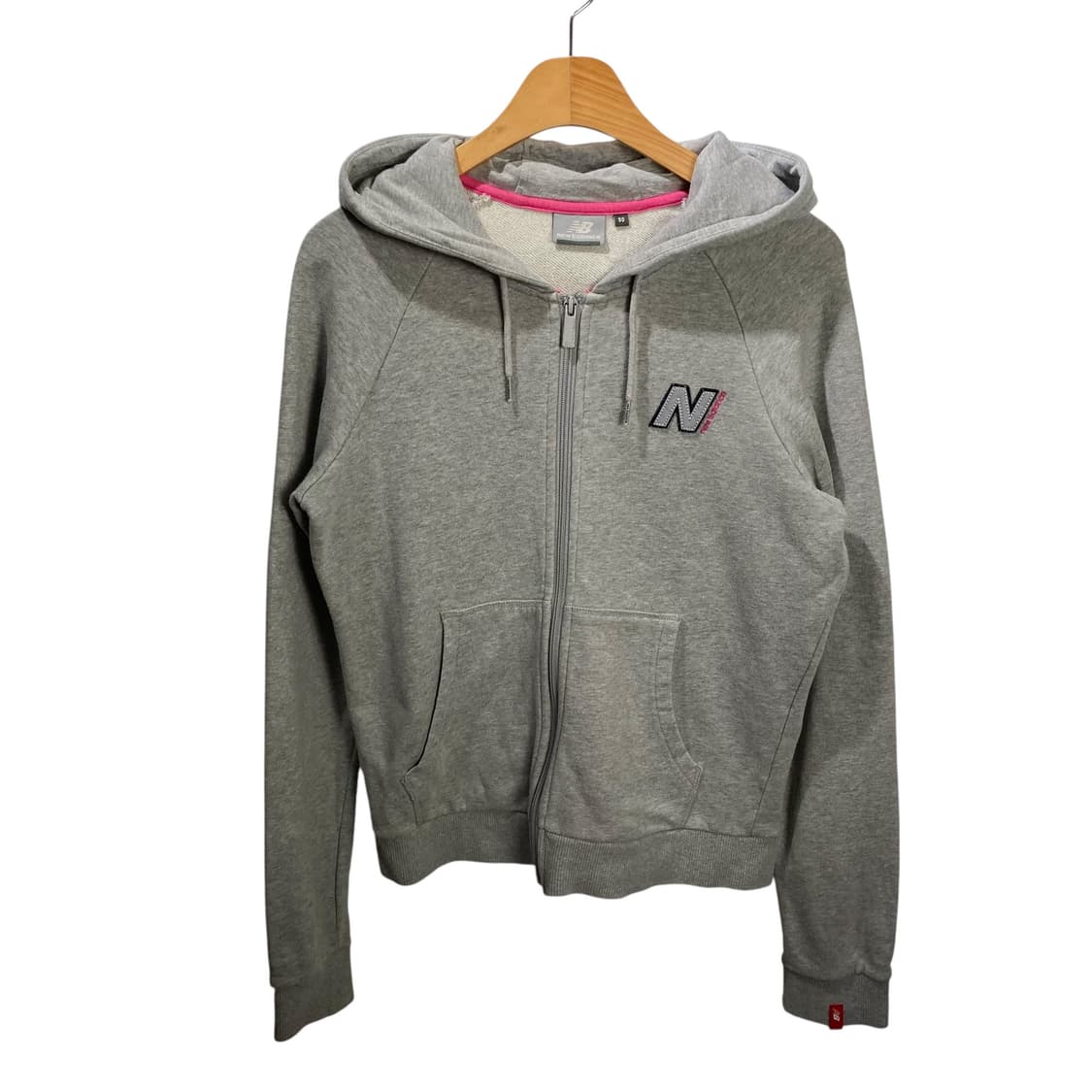 뉴발란스 그레이 후드집업 상품이미지2