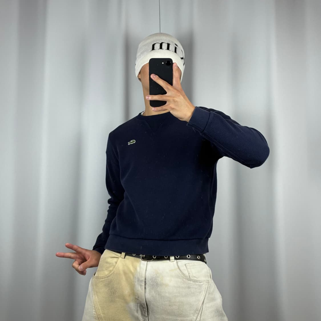 <라코스테 와플 니트> No.1587 상품이미지2