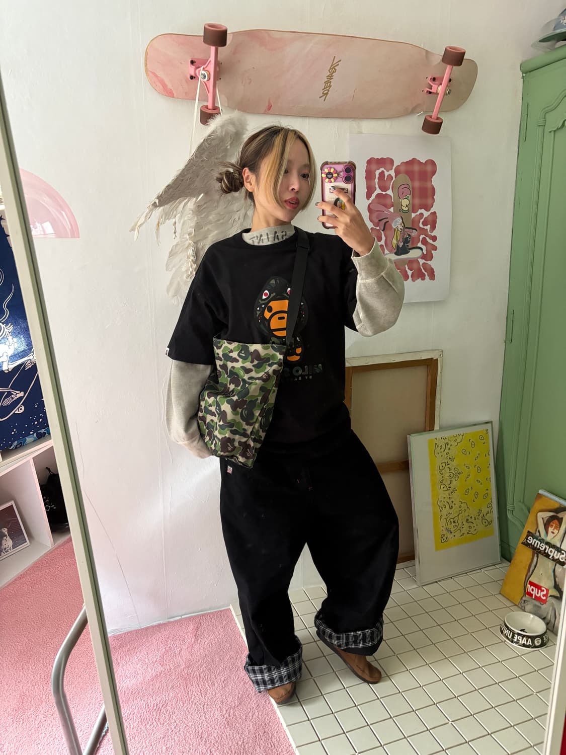 베이프 마일로 샤크 티 상품이미지6