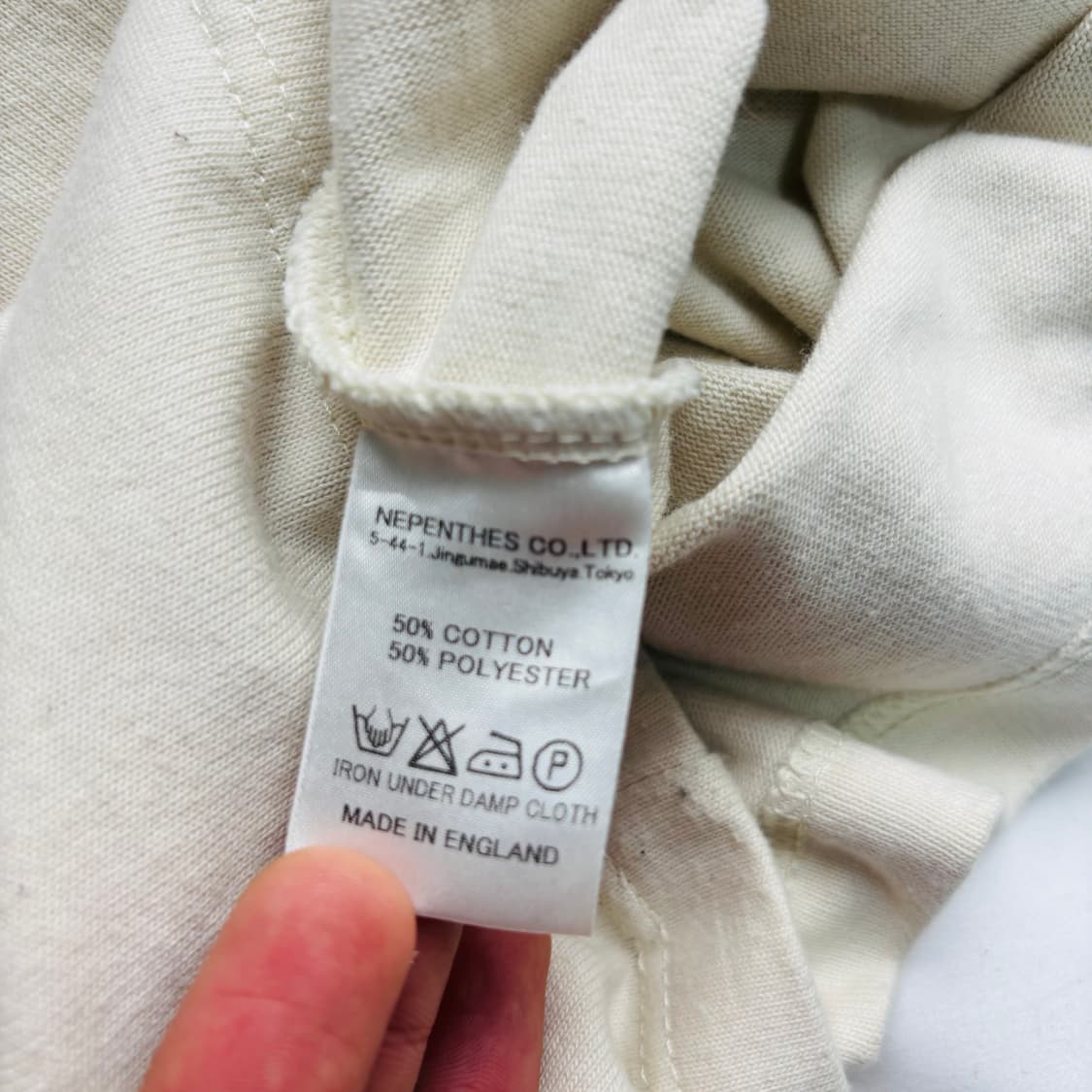 남이서팔 화이트 럭비 티셔츠 S 상품이미지8