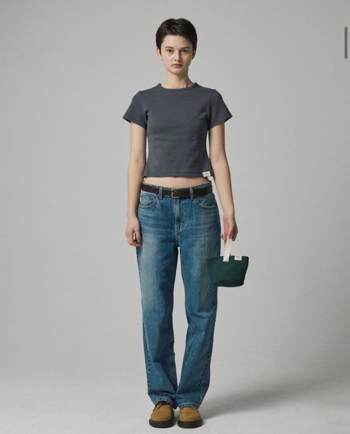 글로니 93 MID-RISE LOOSE FIT JEANS (BLUE) 상품이미지1