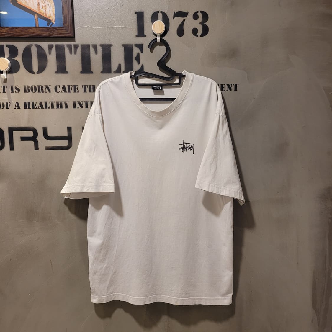 스투시 백로고 반팔 L(100~105) 상품이미지1