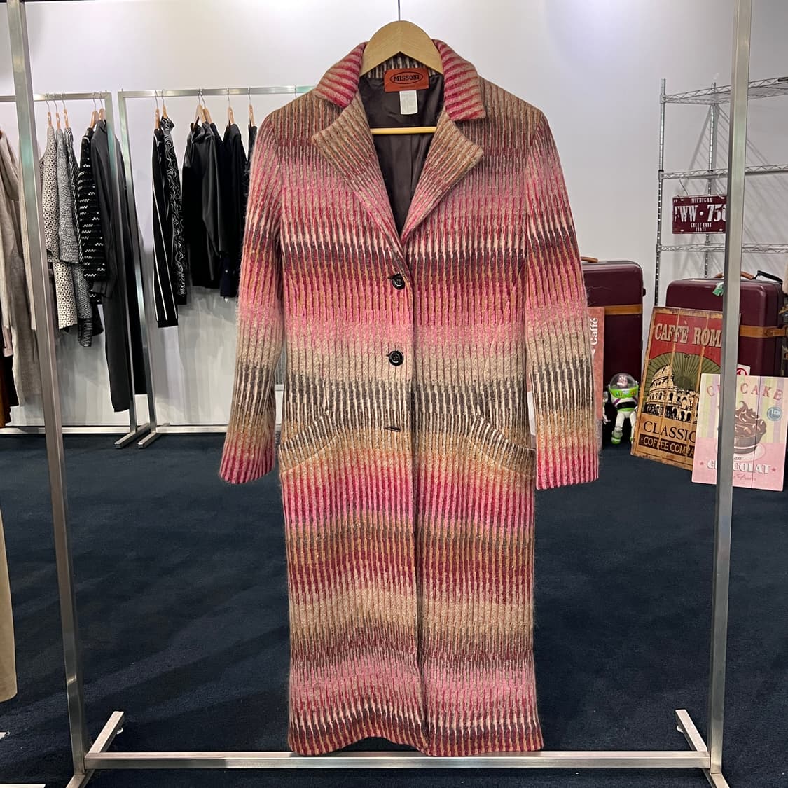 [55] 미쏘니 모헤어 싱글 코트  상품이미지1