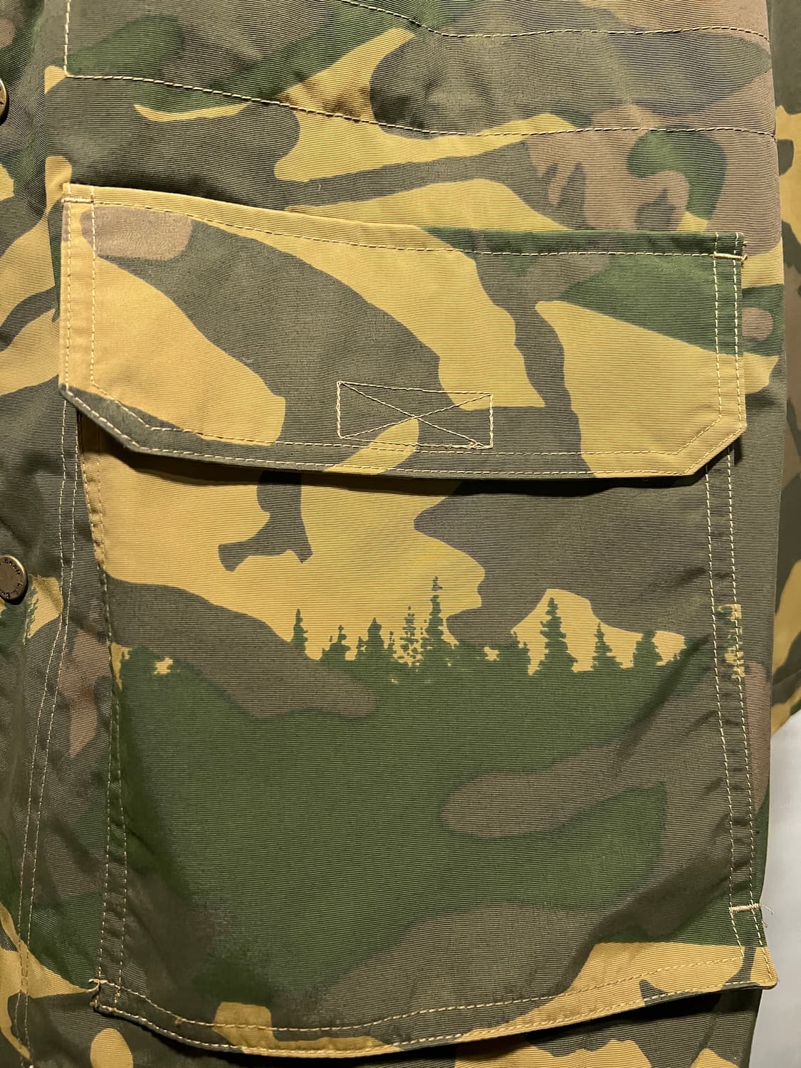 [L]엘엘빈 USA 우드랜드 패턴 나일론 윈드 브레이커 상품이미지5