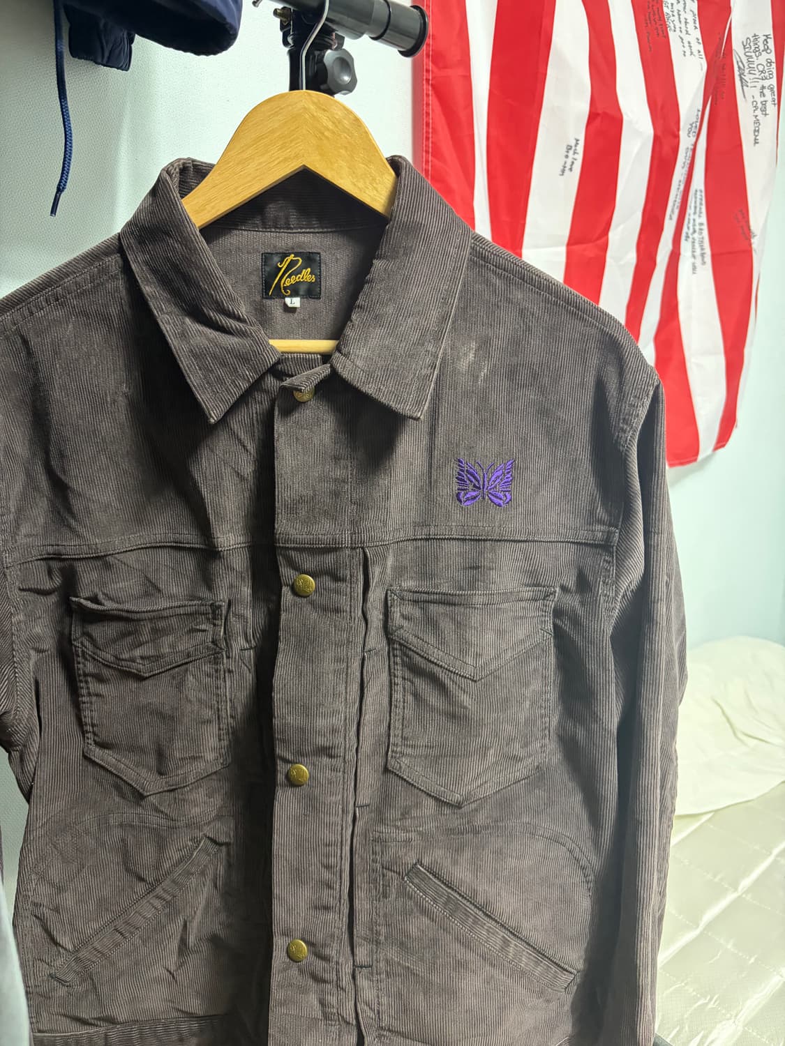 Needles penny jean jacket 14W corduroy L 상품이미지1