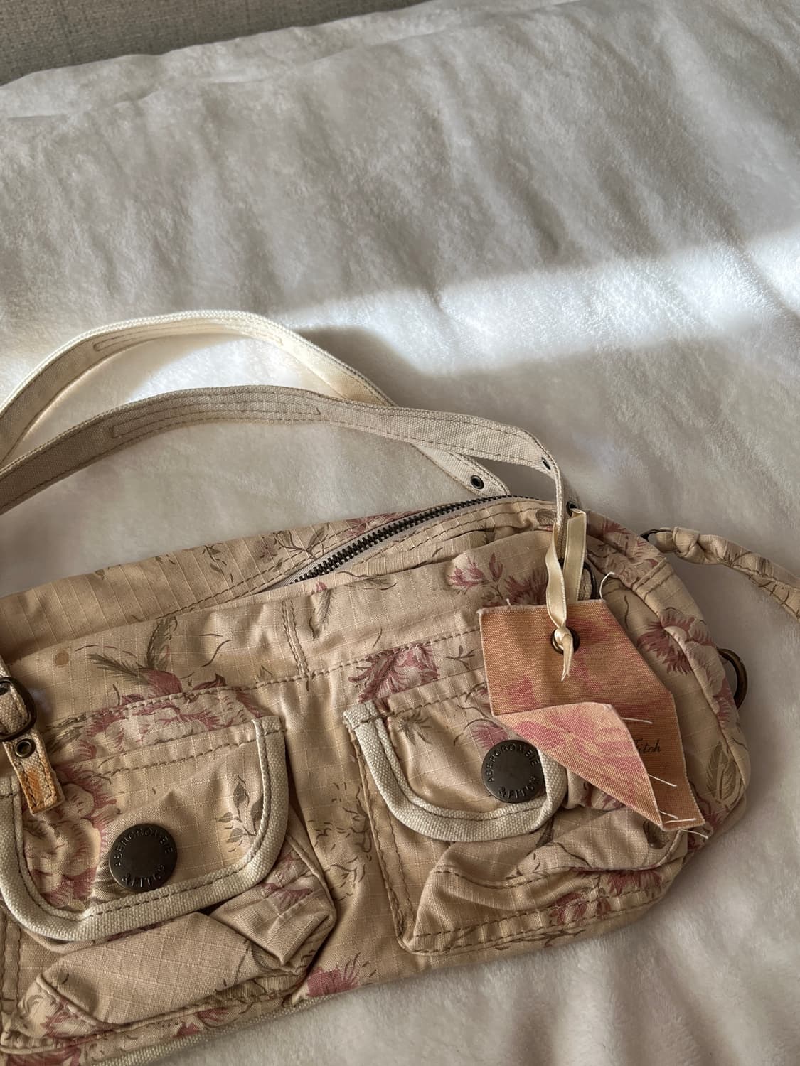 아베크롬비 플로럴 밀리터리백… 짱귀여움 상품이미지1