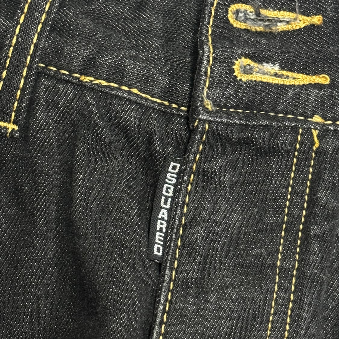 디스퀘어드2 오렌지라인 페인팅 데님팬츠 48 상품이미지5