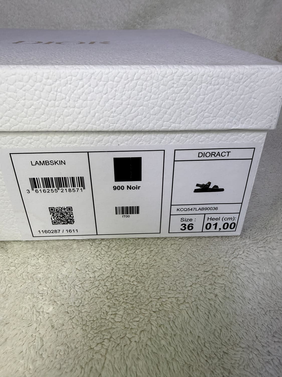 Dioract 디올액트 블랙램스킨샌들 36(230) 상품이미지8