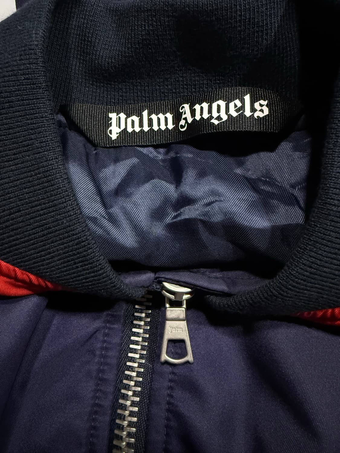 Palm Angels 팜엔젤스 멀티컬러 백로고 항공점퍼 상품이미지4