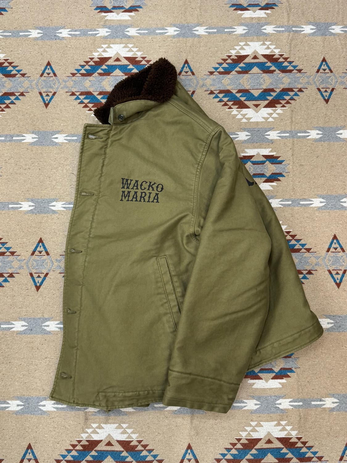 [L] 와코마리아 N-1 덱 자켓 카키 25FW 상품이미지6