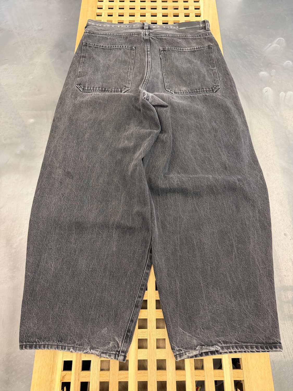 LAD MUSICIAN WIDE DENIM 라드뮤지션 흑청데님팬츠 상품이미지2