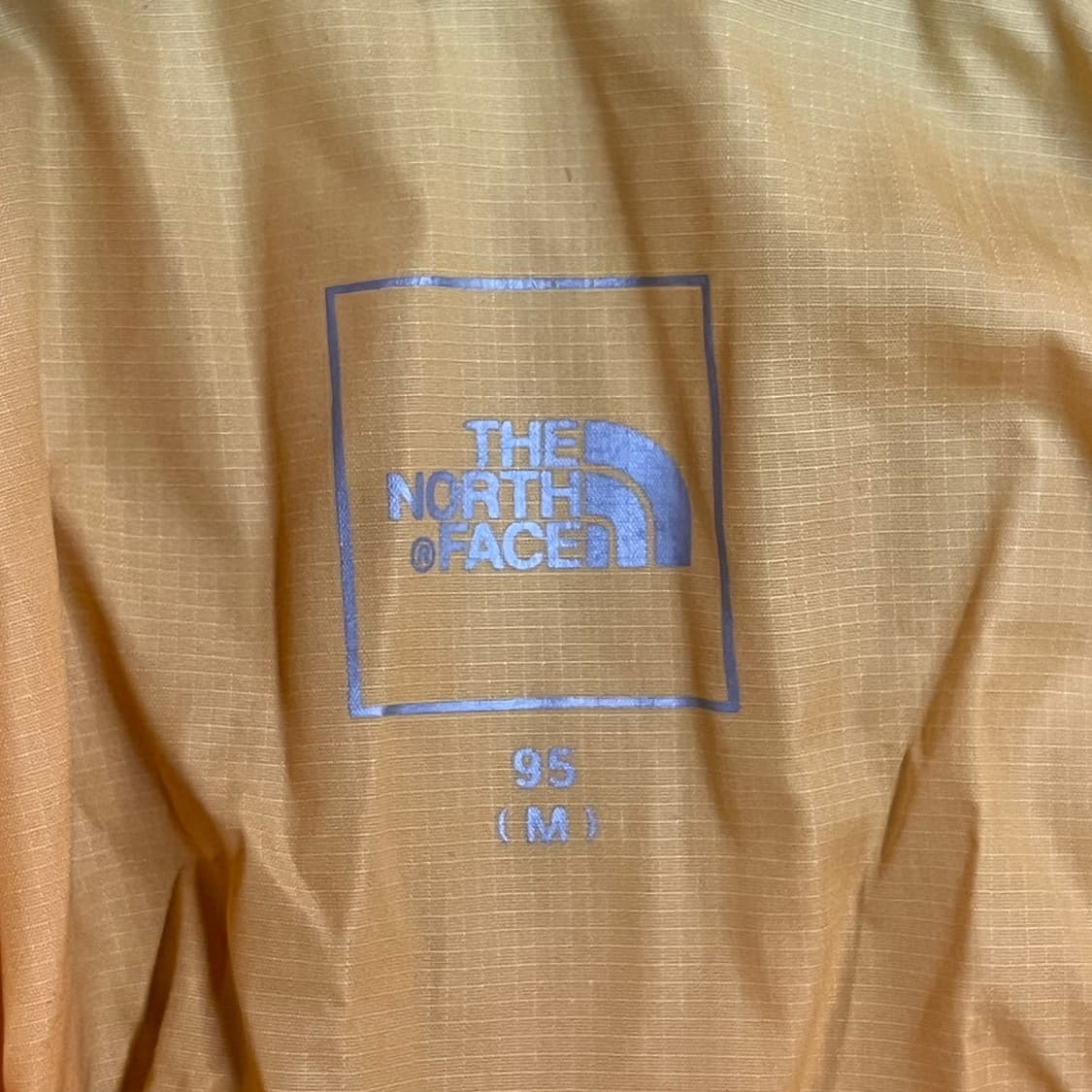 [정품/M] 노스페이스 바람막이 옐로우 블랙 b16 상품이미지5