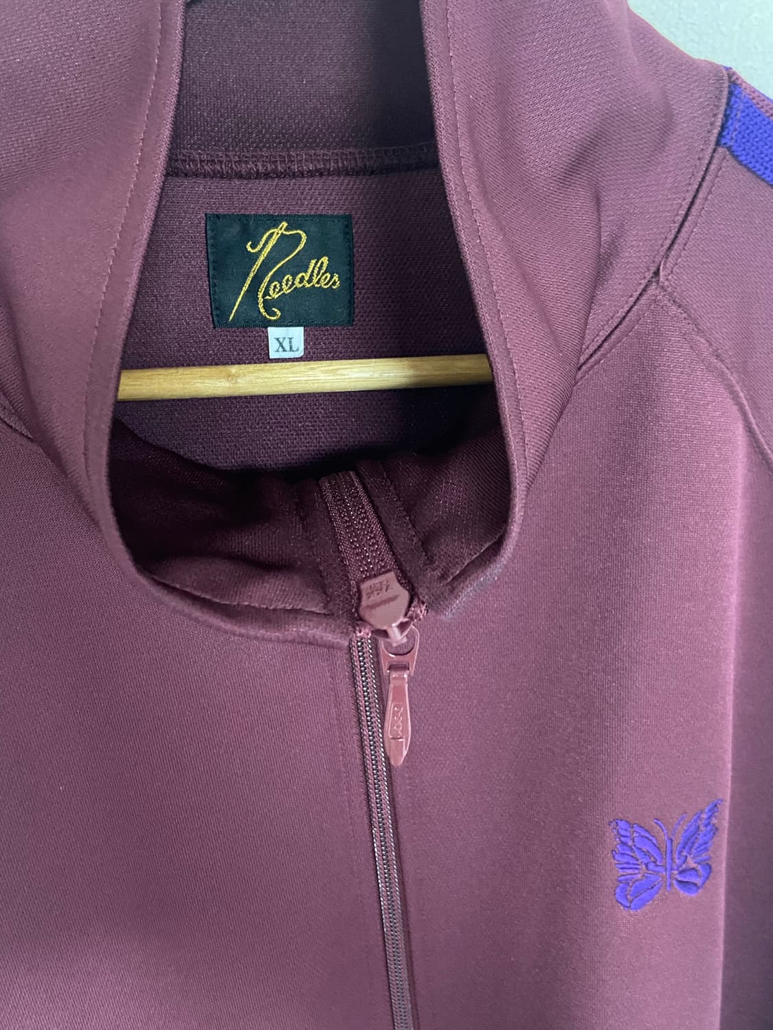 니들스 트랙자켓 와인 [XL] 상품이미지4