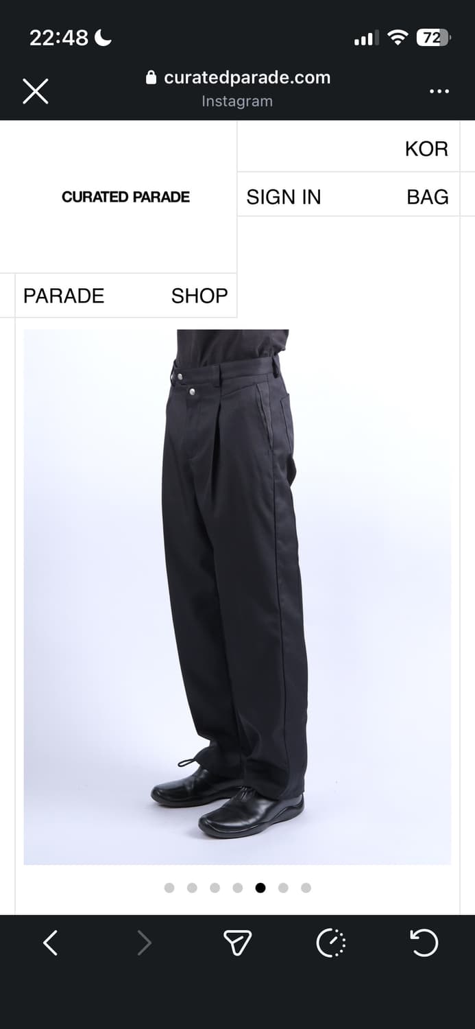 Curated parade 트라우저 48 상품이미지1