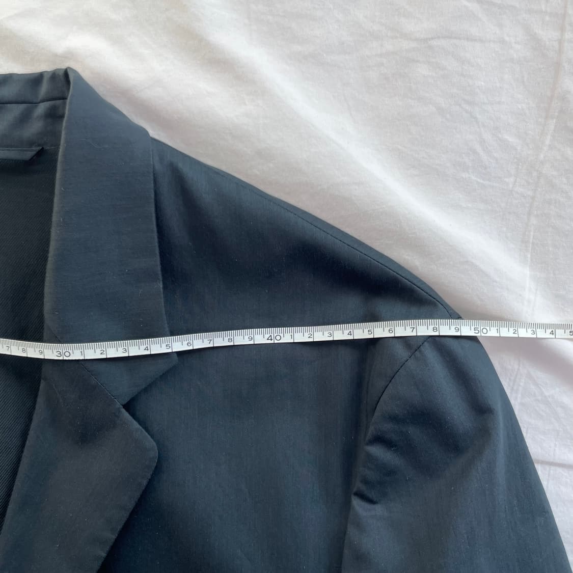 르메르 실크 포플린 3PS 셋업 다크네이비 상품이미지4