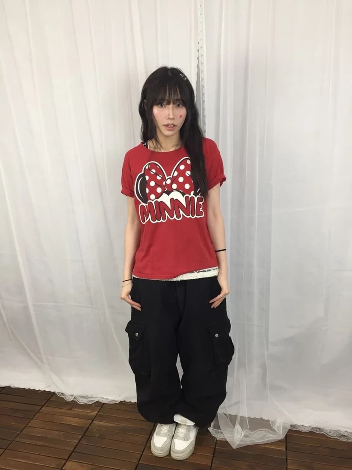 Disney Minnie Mouse Red Tee Kids 상품이미지1