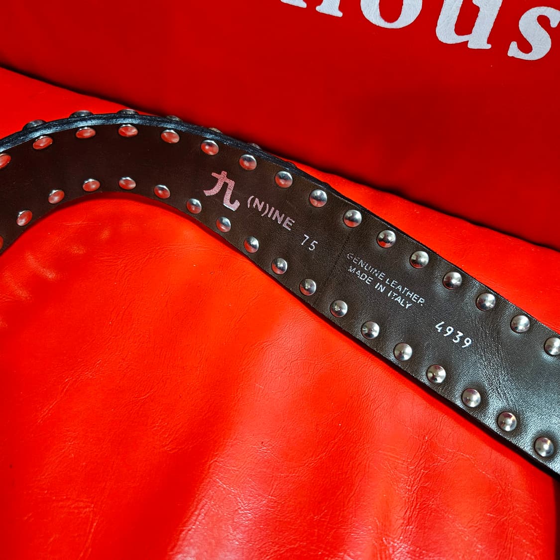 넘버나인 " (N)INE " 스네이크 볼드 페이스 징's 벨트 상품이미지4