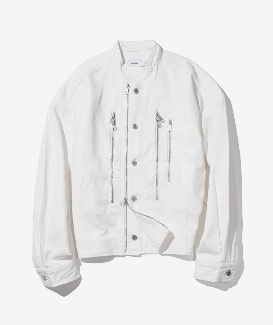 매스노운 하이넥 화이트 데님 자켓 L 상품이미지2