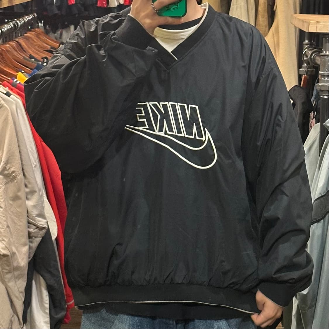 [HI] 나이키 올드스쿨 웜업 블랙 상품이미지2