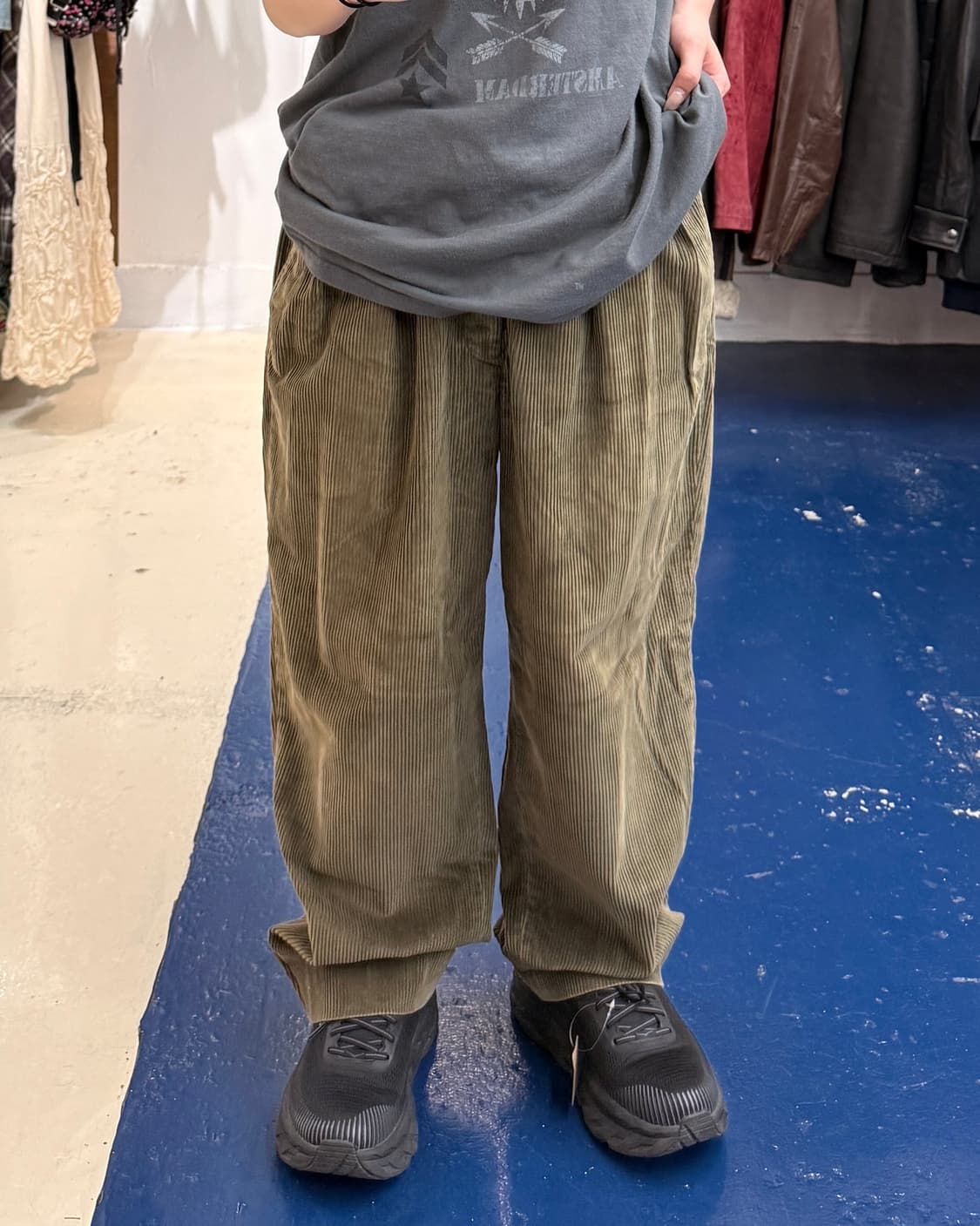 1990s L.L.Bean 코듀로이 카키 팬츠 상품이미지1