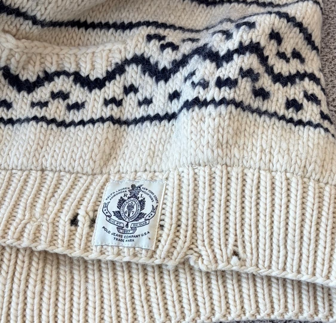 폴로 진스 컴퍼니 니트 집업 자켓 L 0213 상품이미지4