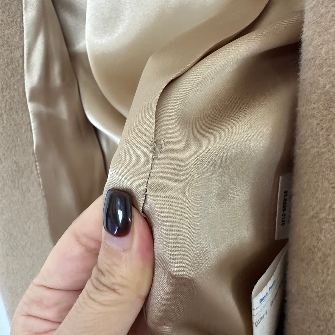   막스마라 여자 허리끈 울 코트 38사이즈 (44-55추천)  상품이미지7