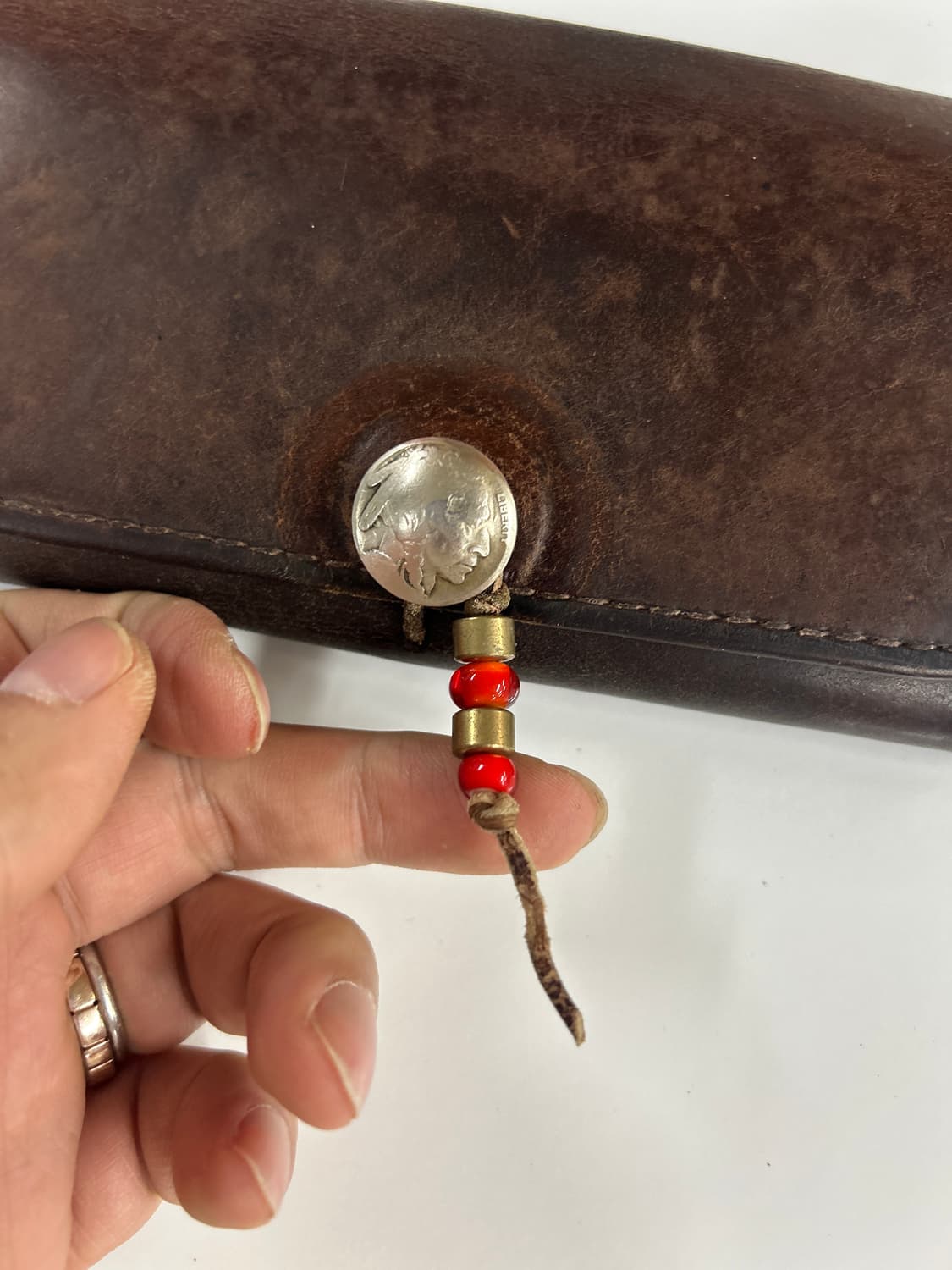 GOROS 고로스 브라운 새들레더 장지갑 상품이미지2