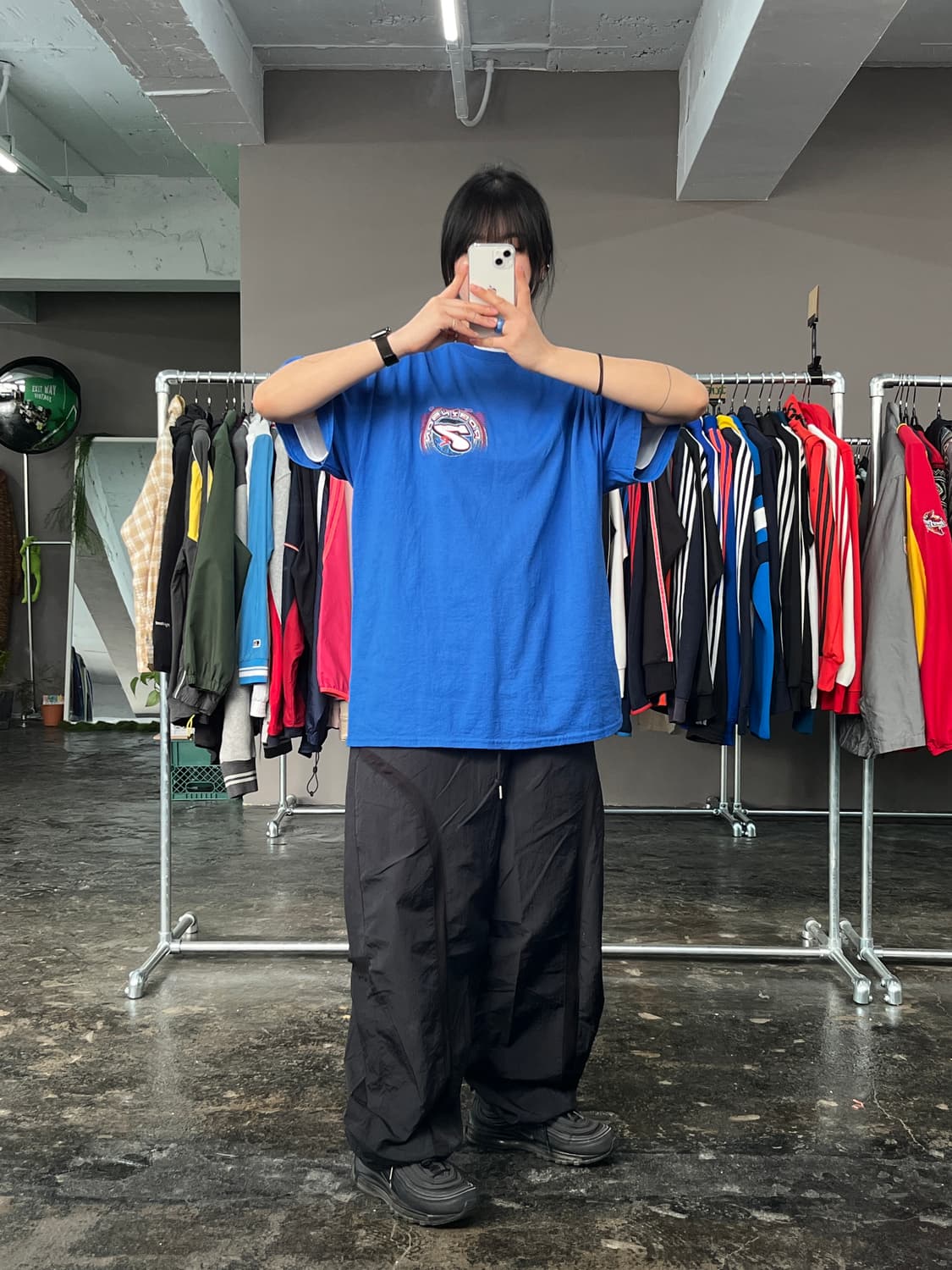 빈티지 레이싱 프린팅 반팔 티셔츠 상품이미지7