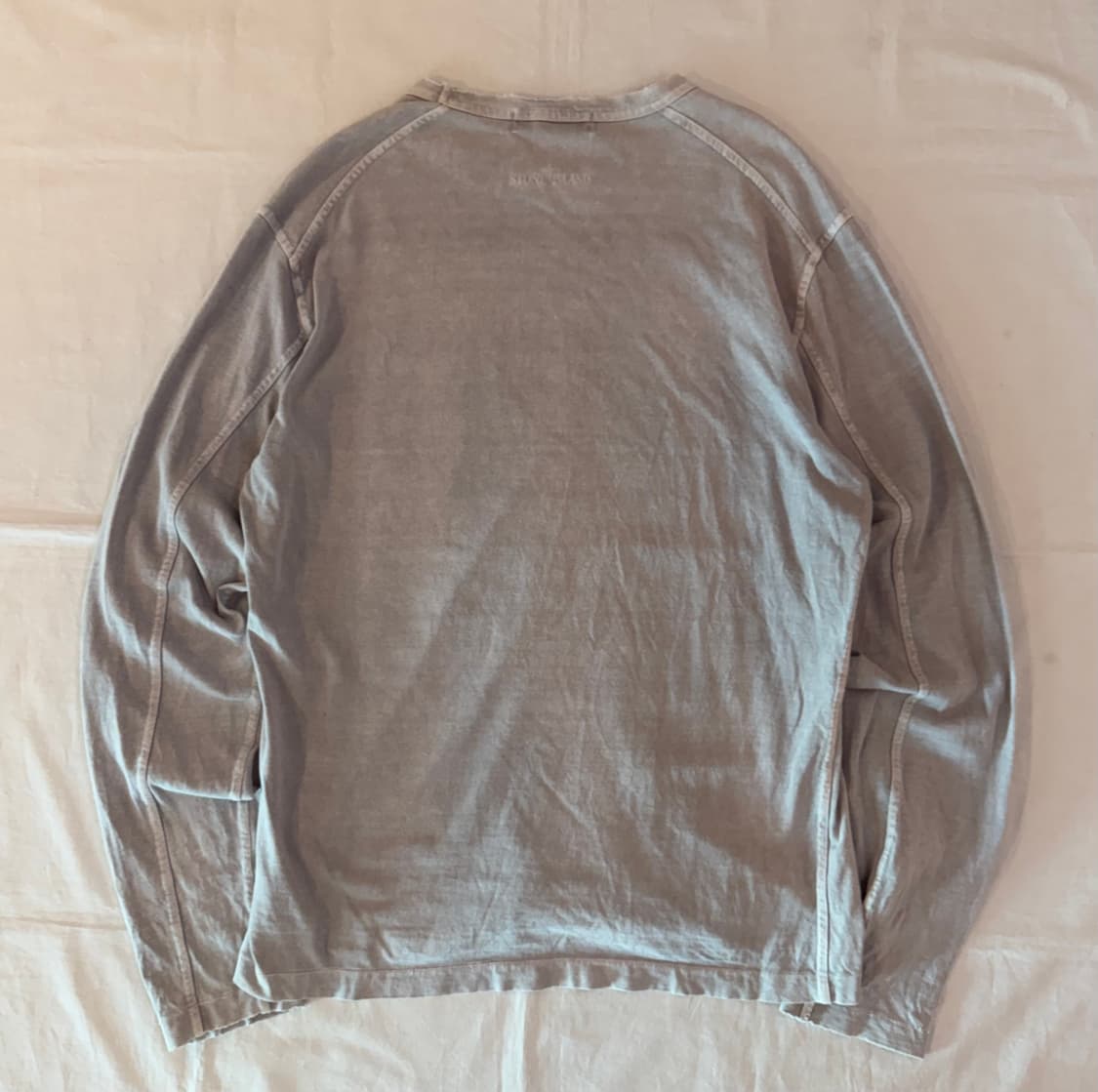 스톤아일랜드 12FW 가먼트 다이드 롱슬리브 그레이 상품이미지2