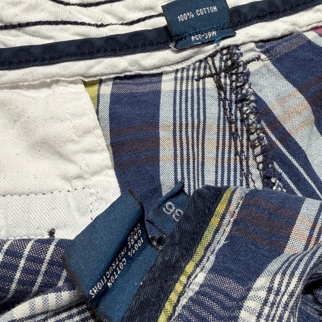 폴로랄프로렌 마드라스 체크 카고 쇼츠 반바지 36 상품이미지3