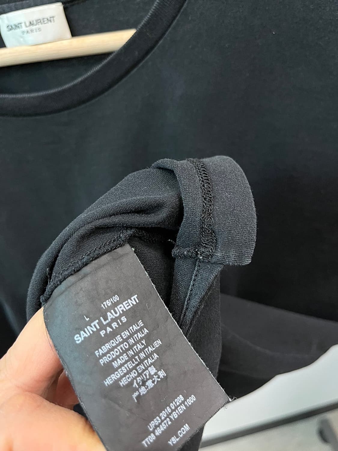 95) 생로랑 로고 반팔티  상품이미지7