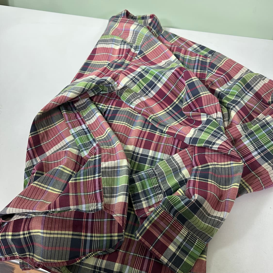 M 95 폴로 랄프로렌 멀티체크 포니로고 써머코튼 셔츠 남방 상품이미지3