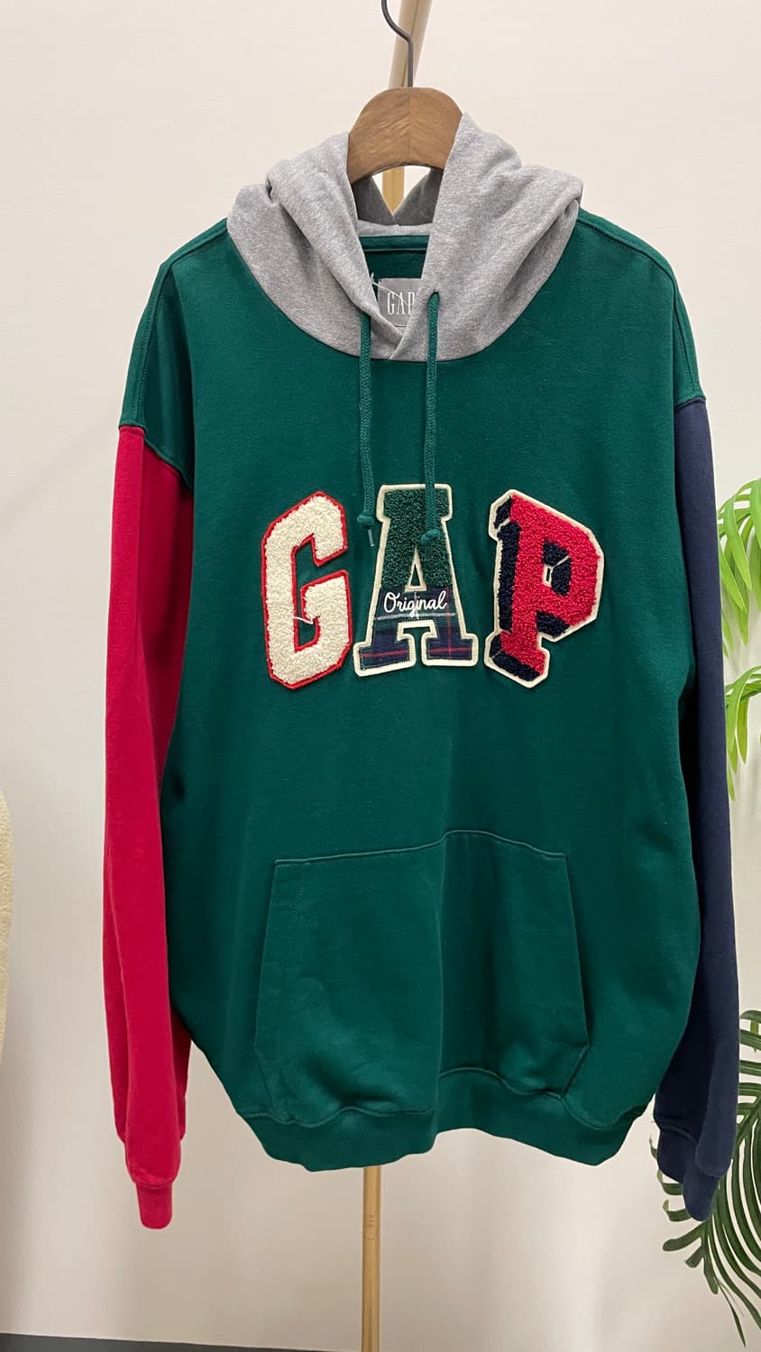 GAP갭 스펠아웃 패치 멀티컬러 후드 상품이미지1