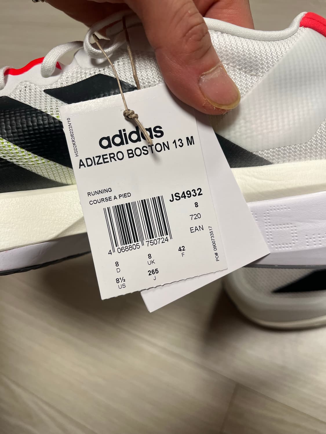 아디제로 보스턴 13 새상품 266 상품이미지2