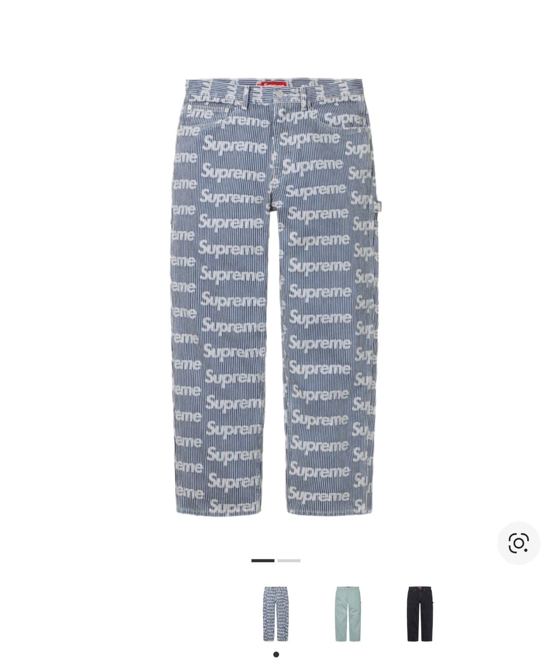슈프림 데님 페인터 팬츠 스프라이프-24ss 상품이미지1